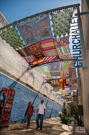 Crochet Ceiling down Church Alley